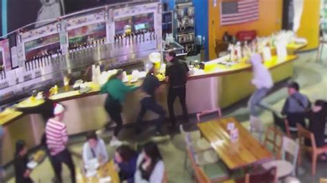 Video shows moments before shots fired in South Bay restaurant