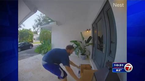 Video shows thieves swiping 2 packages from home near Las Olas Boulevard