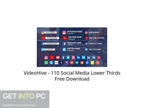 VideoHive - 110 Social Media Lower Thirds Free Download - Get …