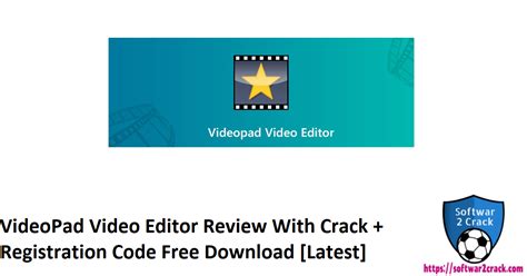 Videopad Crack 2020 + Registration Code Free Download
