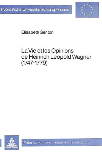Vie et les opinions de heinrich leopold wagner (1747 1779). - Memoria y balance general, del ejercicio septuagésimo primero terminado el 30 de junio de 1965..