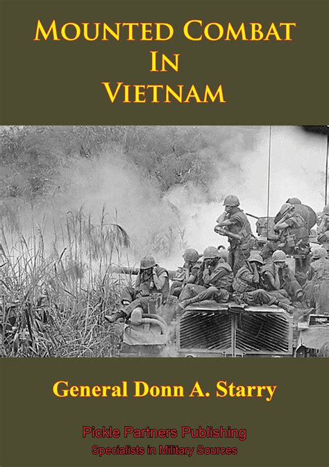 Vietnam Studies Mounted Combat In Vietnam Illustrated Edition