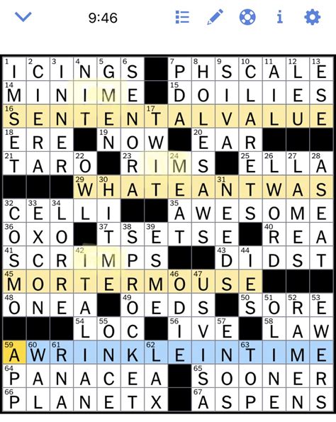 Vietnamese dish containing 46-Down NYT Crossword