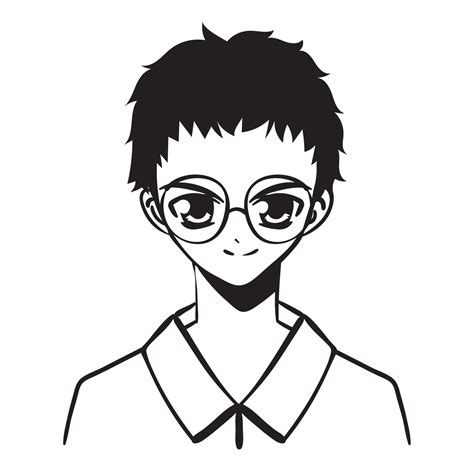 View 11 Easy Cute Anime Boy With Glasses Drawing