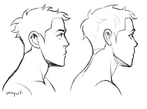 View 23 Side Pose Reference Drawing