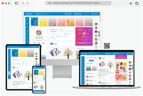 View Community Website Template Images