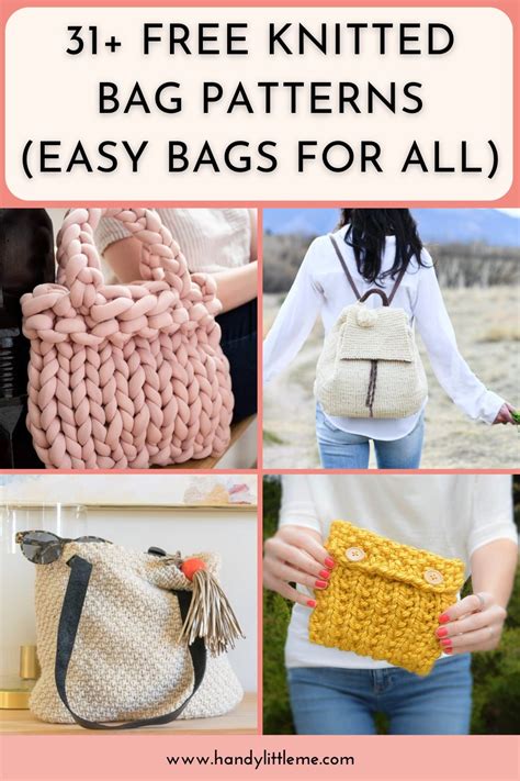 View Free Knitted Bag Patterns Images Knit Sweater Patterns