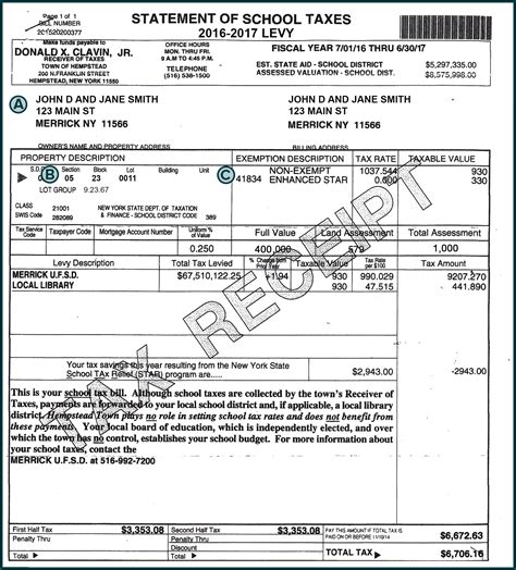 View Online Property Tax Bill/Receipt - Bethlehem, NY