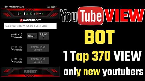 Aug 18, 2019 · View bot is especially useful to complete the basic 4000+ hours views’ journey. Even afterward you can use it to multiply your no. of views which can make the view count look decent. But, view bots need only those who are new to the YouTube community and YouTube view bots are useful only until you get a decent genuine viewer base. . 