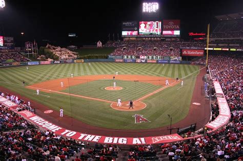 Seating view photo of Angel Stadium, section 229, row AA, seat 1 - Los Angeles Angels, shared by carriebean
