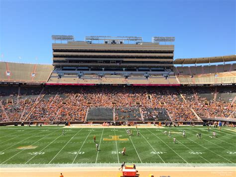 Neyland Stadium, section X5, home of Tennessee Vo