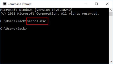 View local security policy command line.  Type the command secpol.  Oct 6,...