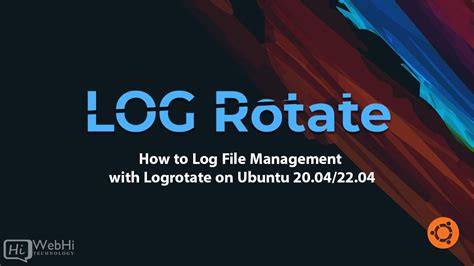 View log file in ubuntu terminal. 04 and 22.  The size of log file must be controlled be...