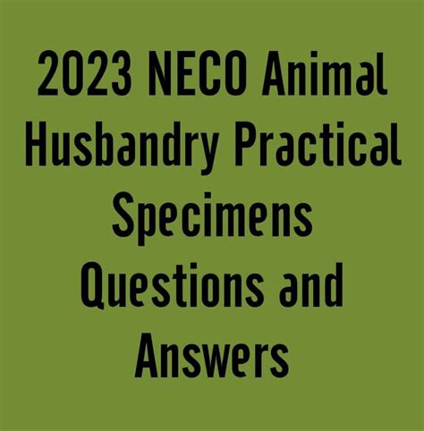 View manual for neco animal husbandry praticals. - Daewoo puma 230 cnc drehmaschine handbuch.