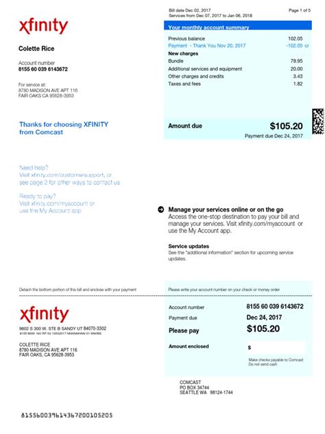 View my xfinity mobile bill. Go to the Xfinity app on your phone. Click on the Account tab in the lower right hand corner. Select the Xfinity Mobile Billing Card and then select Autopay ... 