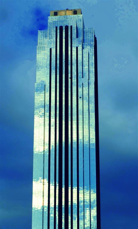 View of the Williams Tower in Houston from my apartment in the shadows