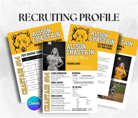 View recruiting profile. HS