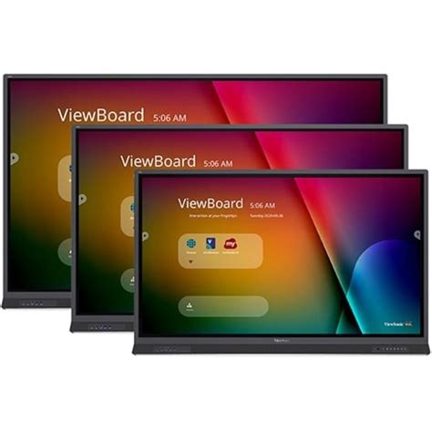 Viewboard display. Buy ViewSonic ViewBoard 98" UHD 4K Interactive Display featuring 98" Touchscreen LCD Monitor, 4K UHD 3840 x 2160 Resolution, 20-Point IR Touch Technology, Built-In Slot for Optional PC Module, HDMI & VGA Interfaces, 3 x USB 3.1 Gen 1 Ports, 1200:1 Contrast Ratio, 350 nits Brightness, 178° H/V Viewing Angles, 2 x Stylus Pens Included. Review … 