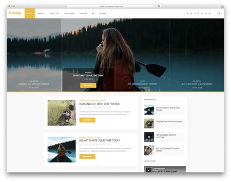 Viewer Responsive Blogger Template Blogspot Templates 2021