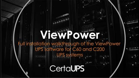 Viewpower connection refused.  It's basically using ViewPower UPS UI management...