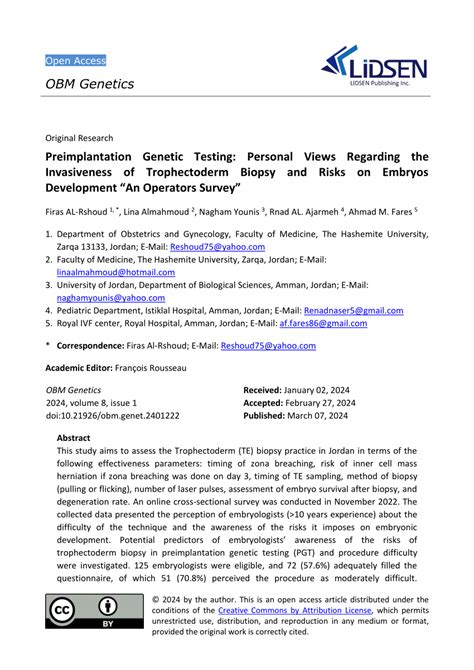 Views on Genetic Testing An AARP Bulletin Survey