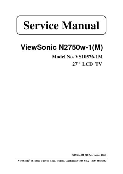 Viewsonic n2750w 1 vs10576 1m service manual. - Case w14b wheel loader parts catalog manual.