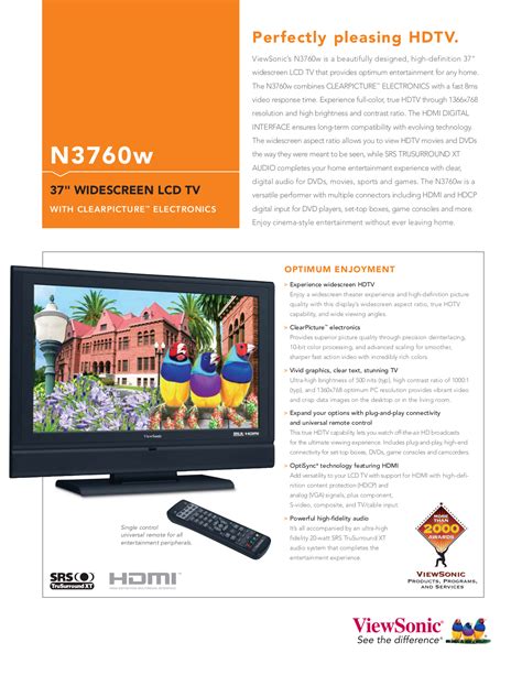 Viewsonic n3260w n3760w n4060w lcd tv service manual. - A practical guide to training and development assess design deliver.