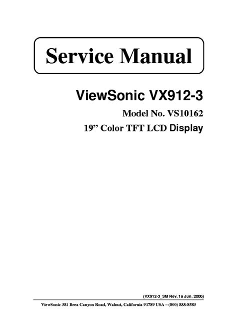 Viewsonic vx912 tft lcd display service manual download. - Manuale internazionale sul diritto dei prodotti.