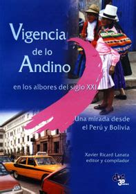 Vigencia de lo andino en los albores del siglo xxi. - Handbook of oncology social work by grace hyslop christ.