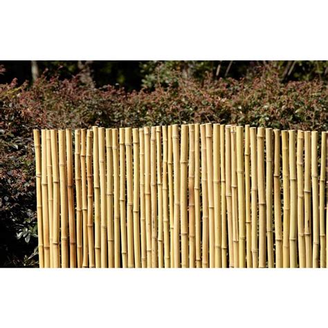 Use these natural-looking bamboo fences indoors or out as