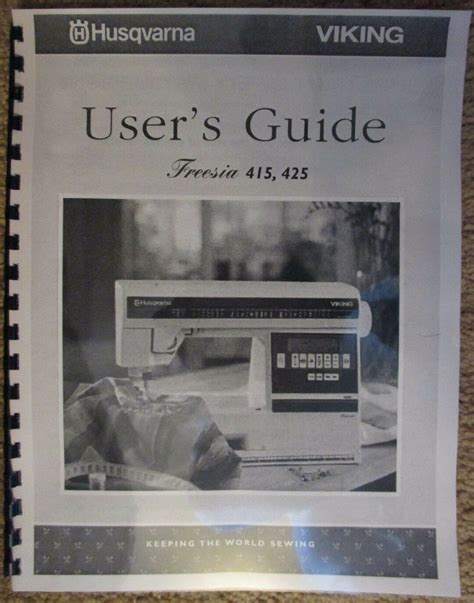 Viking freesia sewing machine owners manual. - Online book parisian chic city guide shopping.