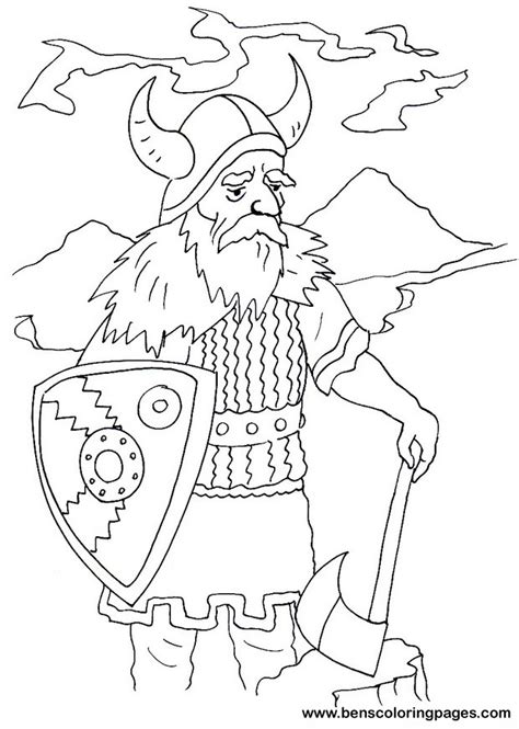 Vikings Coloring Sheets