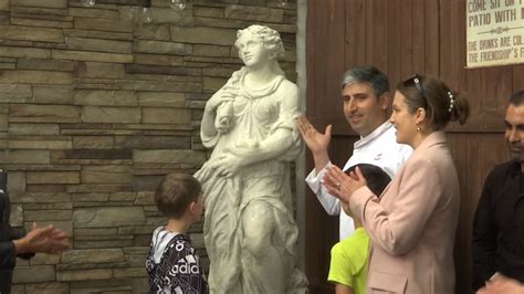 Villa di Como restores Italian goddess statue