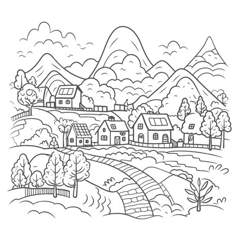 African Animals Coloring Page