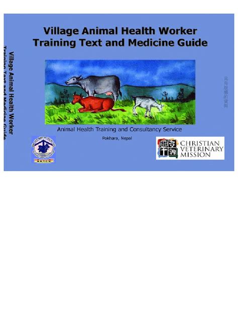 Village animal health worker training text and medicine guide. - Contributi alla teoria della produzione congiunta.