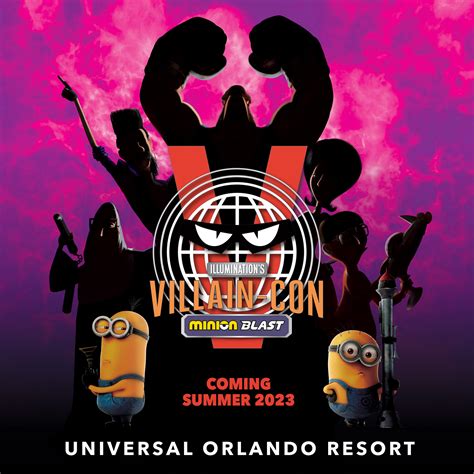 Villain con minion blast. Gru’s crew is delivering more hijinks to Universal Studios Florida. Our favorite anti-hero and his goggled henchmen have begun their new adventure at Illumination’s Villain-Con Minion Blast with its technical rehersals beginning today, July 15. The team at Orlando Informer received a sneak peek this morning to share with you what the ... 
