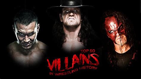 Villains in wrestling lingo. Here's the full listing of the top 50 villains in wrestling history: 1. Roddy Piper 2. Ric Flair & Four Horsemen 3. Mr. McMahon 4. "Million Dollar Man" Ted DiBiase 5. "Hollywood" Hulk Hogan 6 ... 