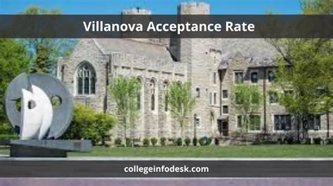 The acceptance rate at Villanova University School o