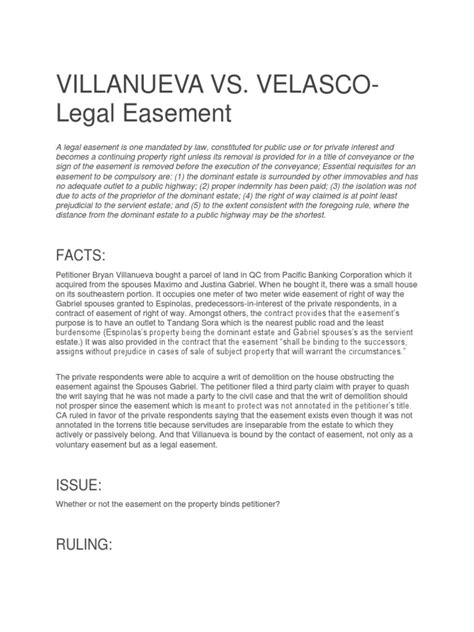 Villanueva vs Velasco