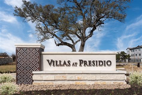 Villas at presidio. from $394,995. 3 bd. 3 ba. 2,211 sqft. Buildable plan: Plan 2211 Modeled, Villas at Presidio, San Antonio, TX 78249. New construction. Zestimate ®. : $386,800. Request tour. as early as tomorrow at 10:00 am. Contact builder. Visit the Villas at Presidio website. Buildable plan. This is a floor plan you could choose to build within this community. 