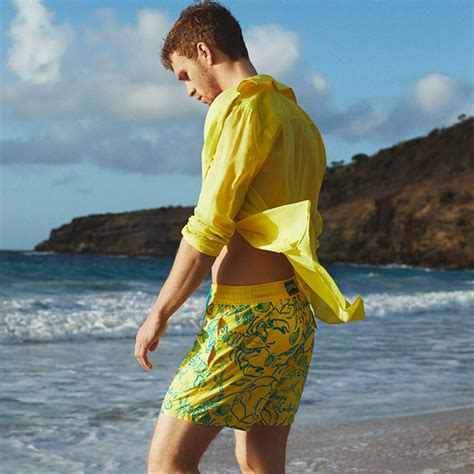 Villebrequin. Classic men’s swim trunks by Vilebrequin. Filled with sunshine and inspired by the brand’s Saint-Tropez elegance, the iconic Moorea... men’s luxury swim trunks single-handedly summarise the Vilebrequin philosophy. With exotic patterns and nautical prints giving them both a fun and chic touch, these men’s luxury swim trunks sport numerous distinctive … 