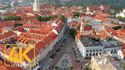 Vilnius, the Capital of Lithuania - 4K Urban Life Relax Video ...