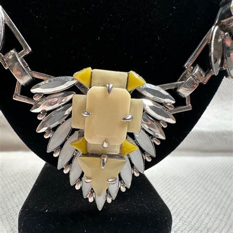 Vince Camuto Silvertone Wide Spike Cuff 6.5 eBay