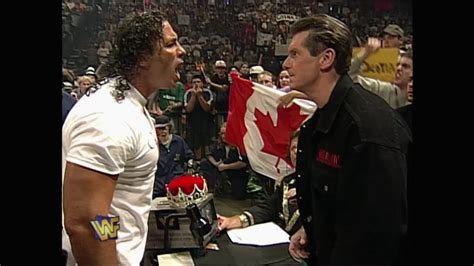 Vince McMahon Stands Up to Bret Hart after being Assaulted