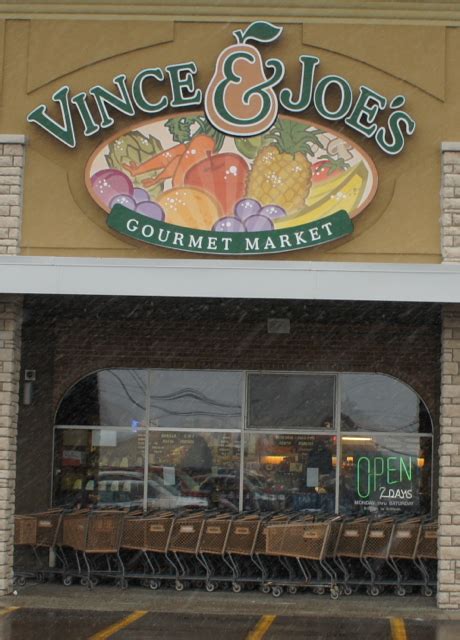 Vince and joe%27s gourmet market. Store hours. Monday - Saturday: 8am - 8pm. Sunday: 8am - 7pm. Contact us. Shelby Township 586.786.9230. Clinton Township. Copyright © 2024 Vince & Joe's ... 
