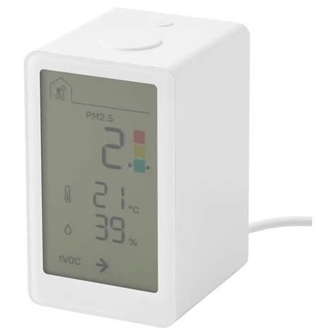 Vindstyrka air quality sensor smart.  English Instructions for use 10 Pairing button ...