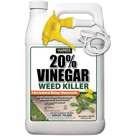 Vinegar to kill weeds. Jun 25, 2017 · To use as an all purpose weed killer combine these two items: 1 gallon of organic or horticultural 20% vinegar. 1 tbsp of dish washing soap. Mix well, and place in a container that you will use just for killing weeds. You can use a watering can, a spray bottle or a pump-sprayer to apply the organic vinegar. 