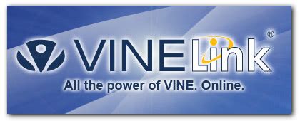 Vinelink release date.  Victim Information And Notification Everyday (VI...