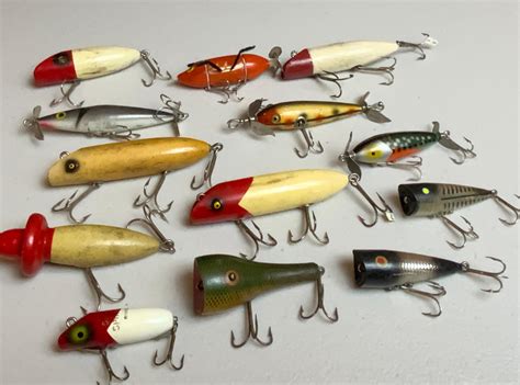 Vintage Fishing Lures For Sale, MIXED LOT BRANDED & UNKNOWN FISHING LURES  RAPALA,pic Bingo Etc Lot Of 20 Vintage.