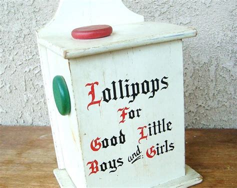 Vintage 1950s Doctors Office Lollipop Box Etsy